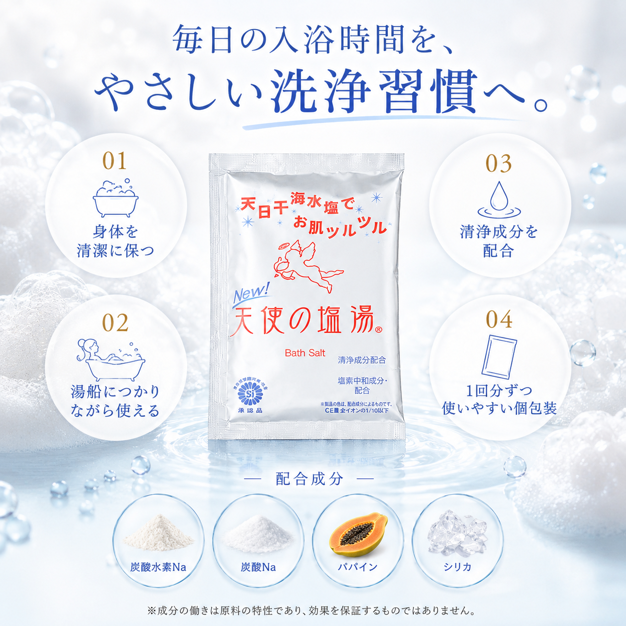 【お試しセット】SILICA LAGOON ＆ 天使の塩湯